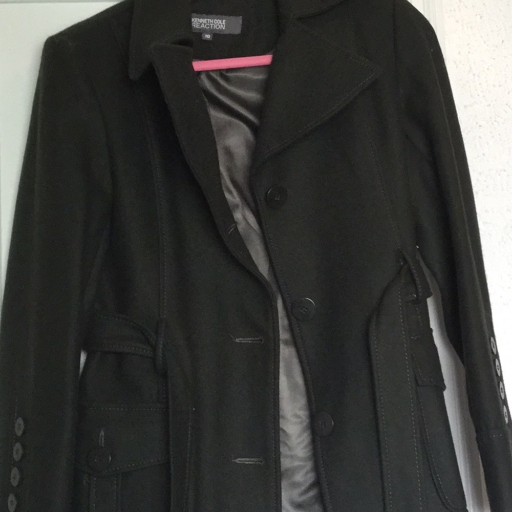 Kenneth Cole long wool coat